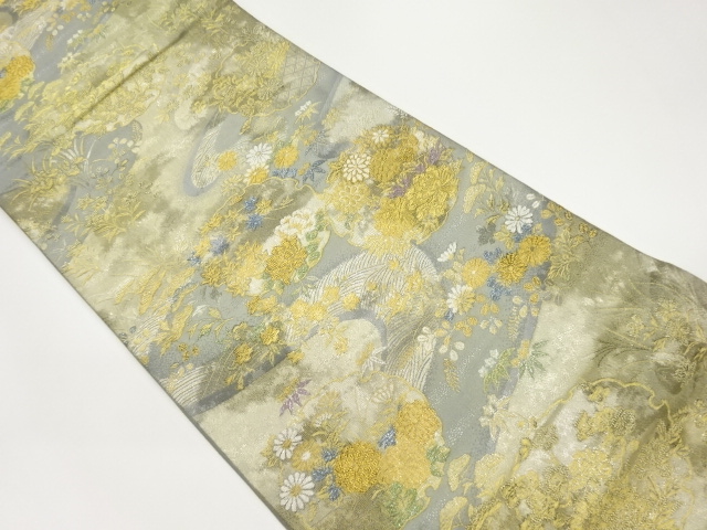 JAPANESE FUKURO OBI / WOVEN SNOWFLAKE